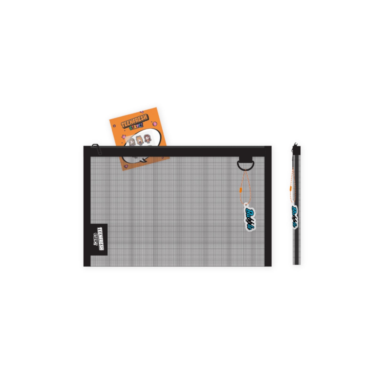 STAYC - 03 Mesh Pouch & Metal Sticker / STAYC [TEENFRESH] POP-UP STORE MD