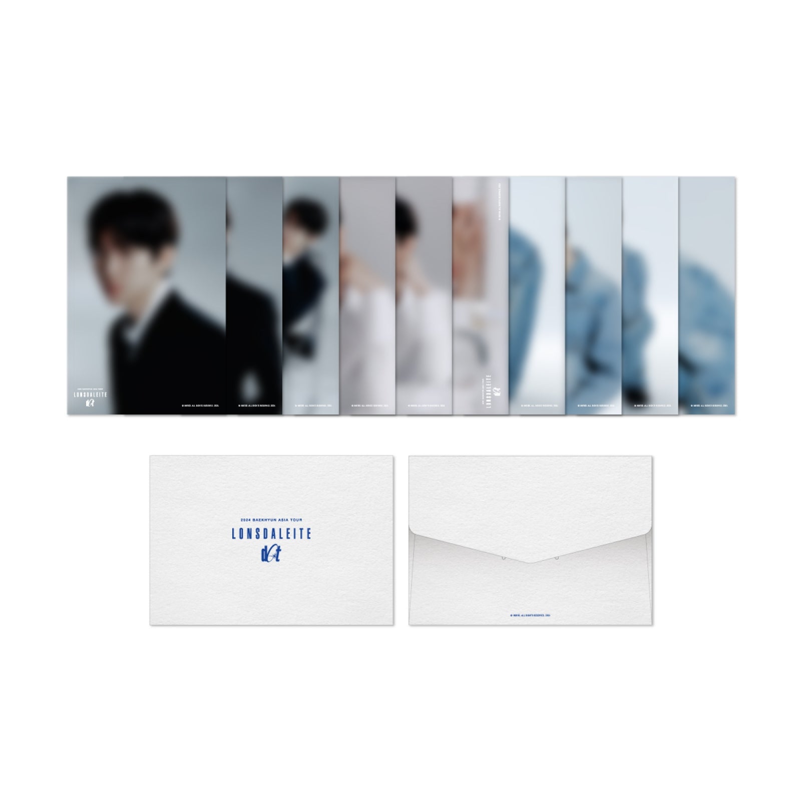 BAEKHYUN - 08 Postcard Set / 2024 BAEKHYUN ASIA TOUR 'Lonsdaleite [dot]' OFFICIAL MD