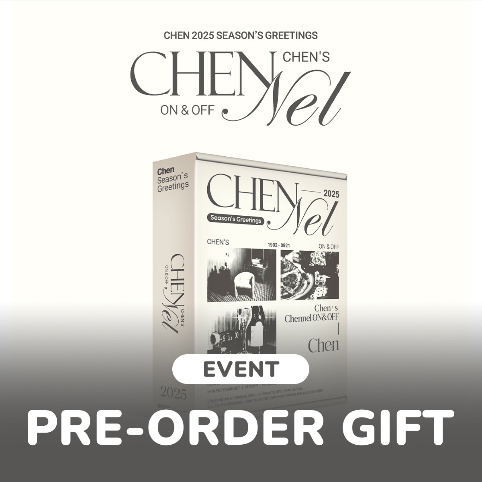 Chen - 2025 Season's Greetings [Chen's Chennel ON & OFF]