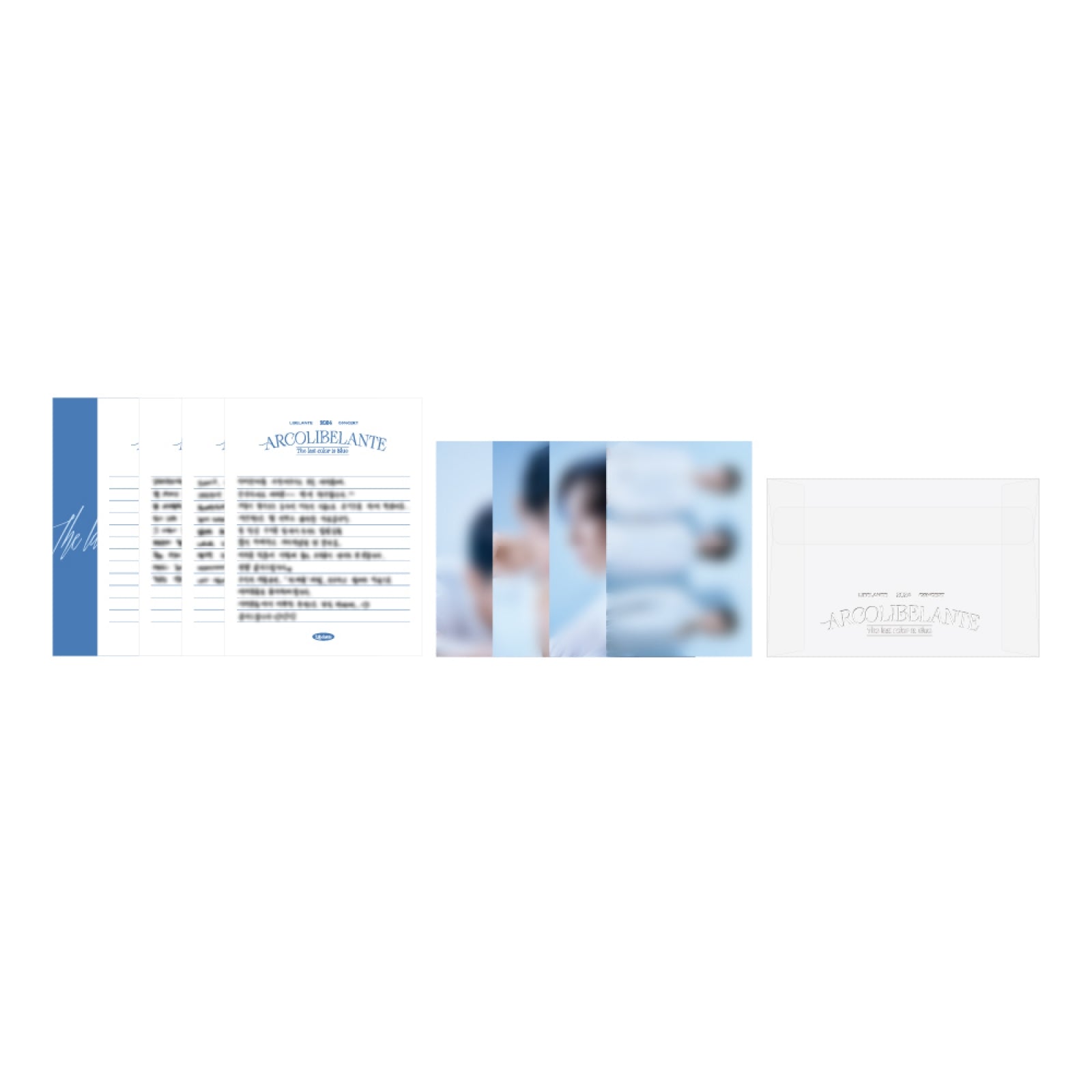 LIBERANTE - 04 Postcard & Letter Set / 2024 CONCERT [ARCOLIBELANTE] MD