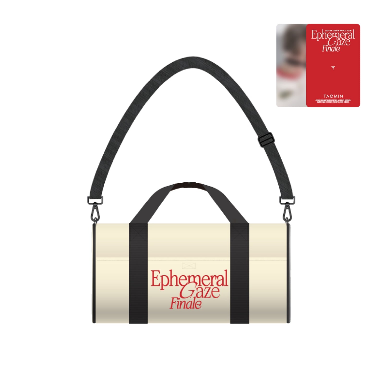TAEMIN - 04 Boston Bag / 2024-25 TAEMIN WORLD TOUR [Ephemeral Gaze] Finale OFFICIAL MD