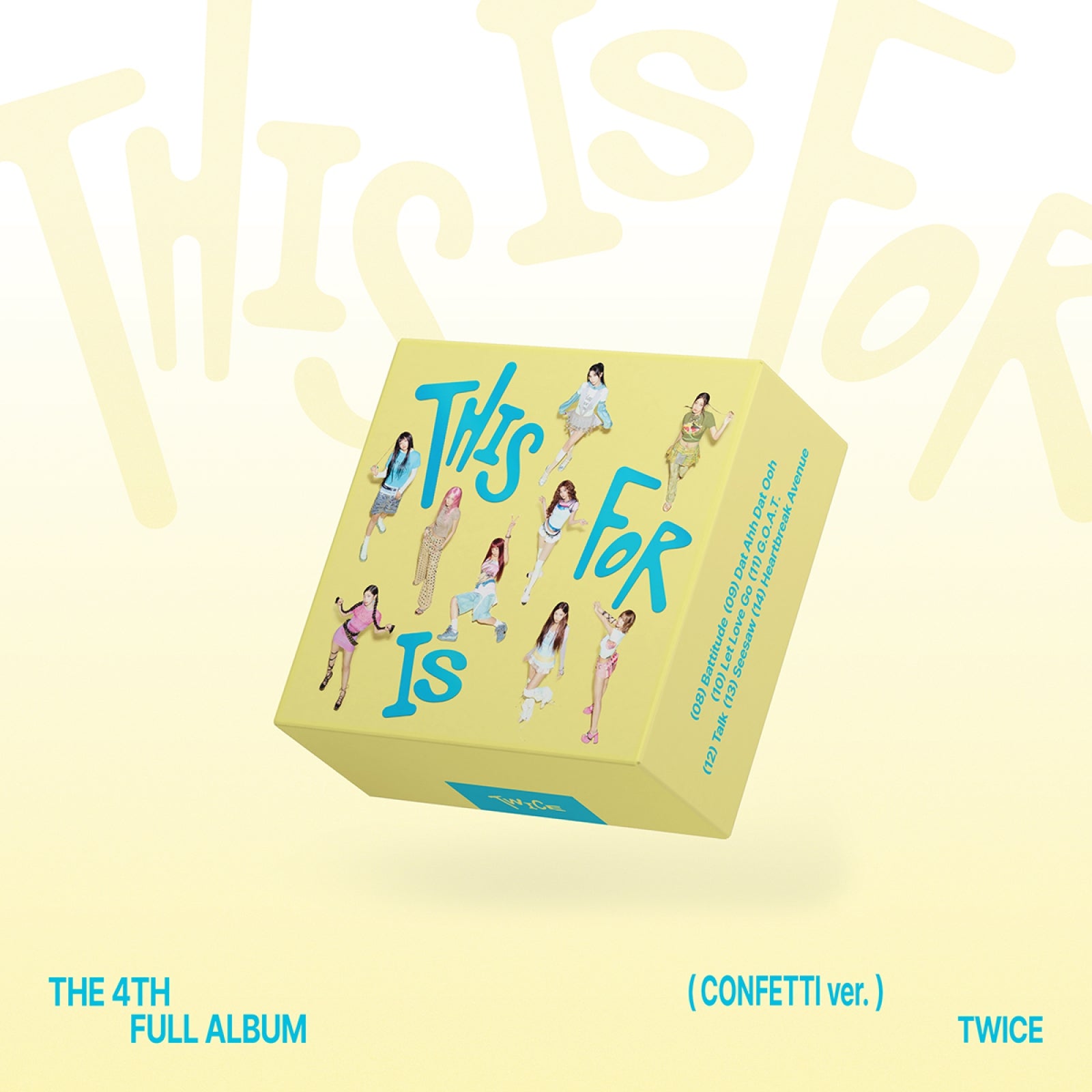 TWICE - THIS IS FOR / 4th Full Album (CONFETTI ver.)