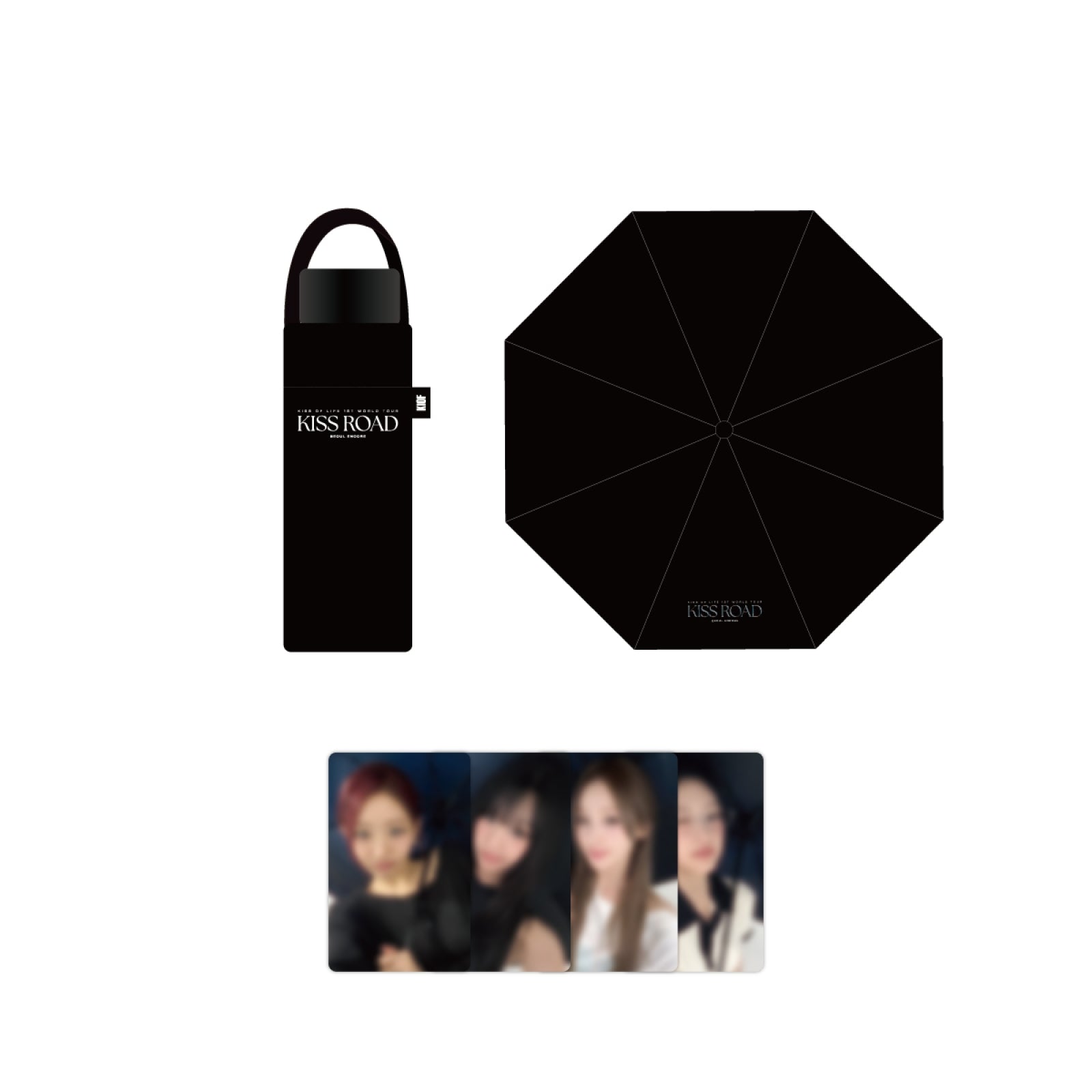 KISS OF LIFE - 06 3-Stage Umbrella / 1ST WORLD TOUR [KISS ROAD] SEOUL ENCORE OFFICIAL MD