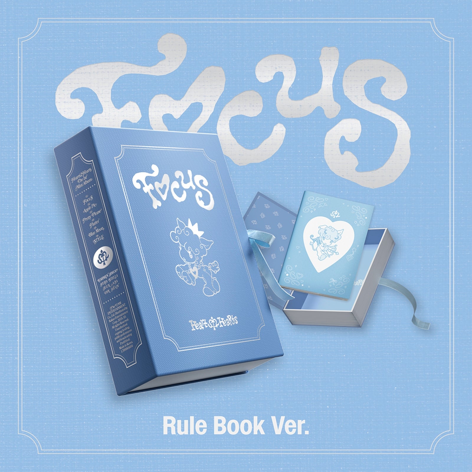 Hearts2Hearts - FOCUS / 1st Mini Album (Rule Book Ver.)