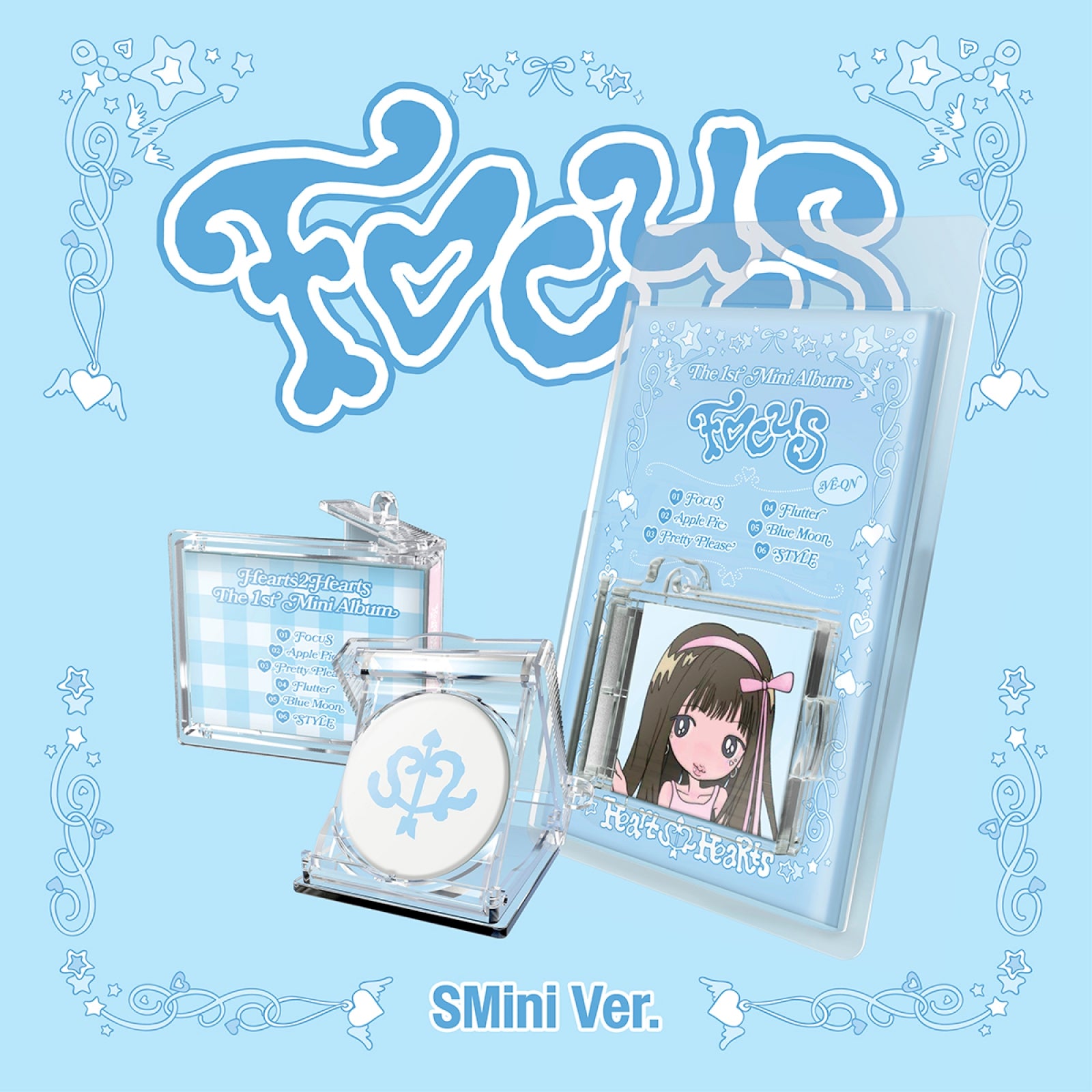 Hearts2Hearts - FOCUS / 1st Mini Album (SMini Ver.)(Smart Album)