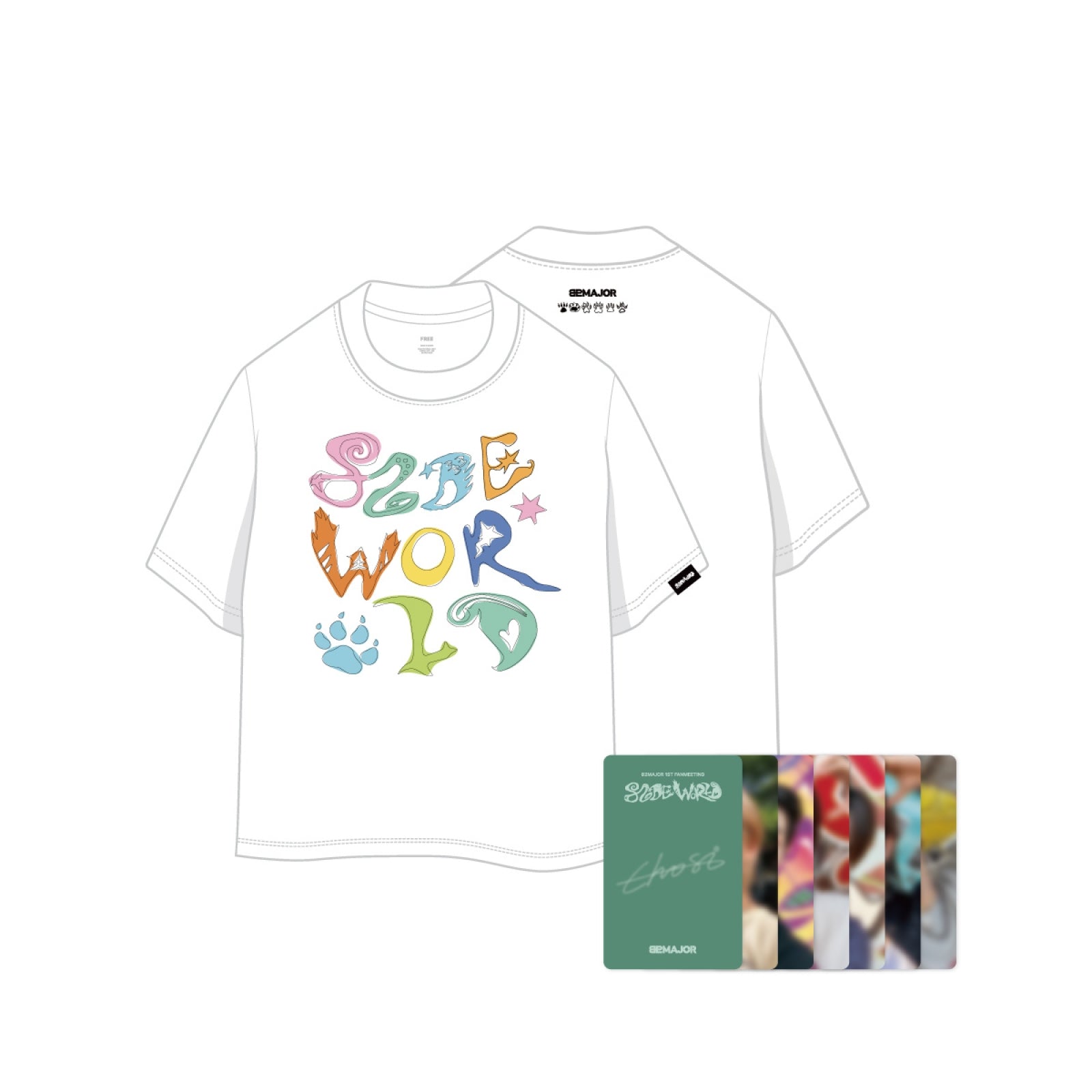 82MAJOR - 02 T-shirt / 1st FANMEETING [82DE WORLD] OFFICIAL MD