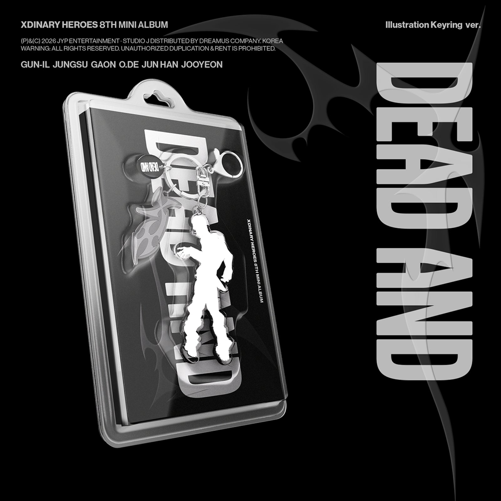 [Pre-order] Xdinary Heroes - DEAD AND / 8th Mini Album (Illustration Keyring ver