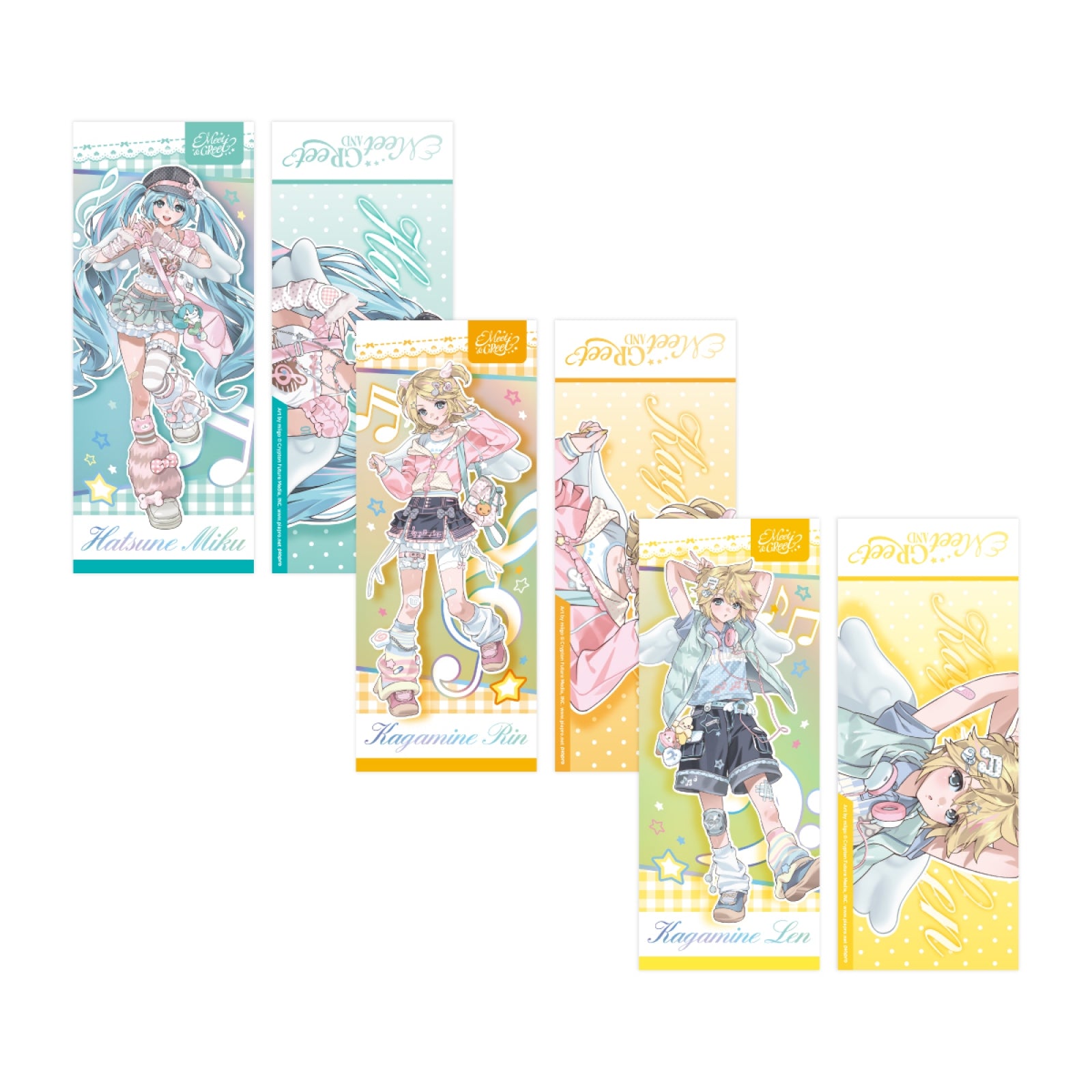 [5/20 Release] MIKU & RIN & LEN - 20 Meet and Greet Ticket / MIKU & RIN & LEN OF - 2