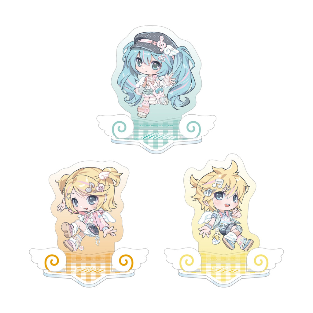 [5/20 Release] MIKU & RIN & LEN - 12 Mini Acrylic Stand / MIKU & RIN & LEN OFFIC