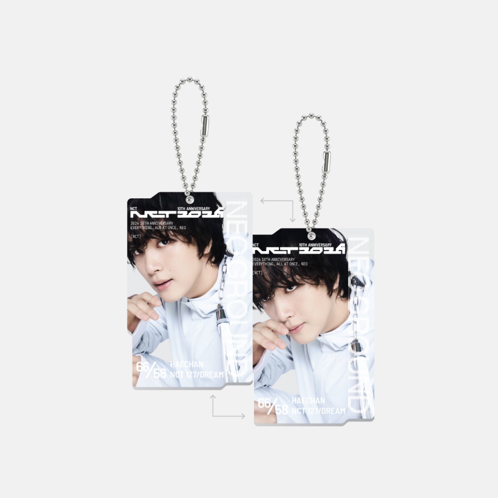 [8/5 Release] NCT - 13 Random Lenticular Acrylic Keyring / 2026 NCT 10TH ANNIVER