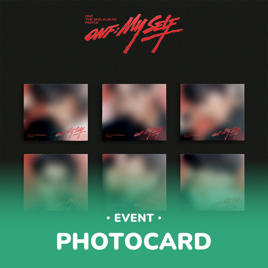 [Pre-order/Event] ONF - The 2nd Album Part.2 [ONF:MY SELF] (DIGIPACK Ver.) - 2