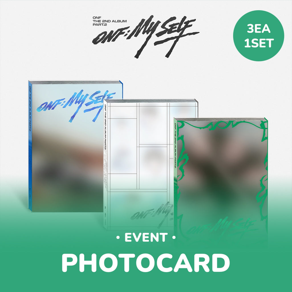 [Pre-order/Event] ONF - The 2nd Album Part.2 [ONF:MY SELF] (PHOTOBOOK Ver.) (3-p - 2