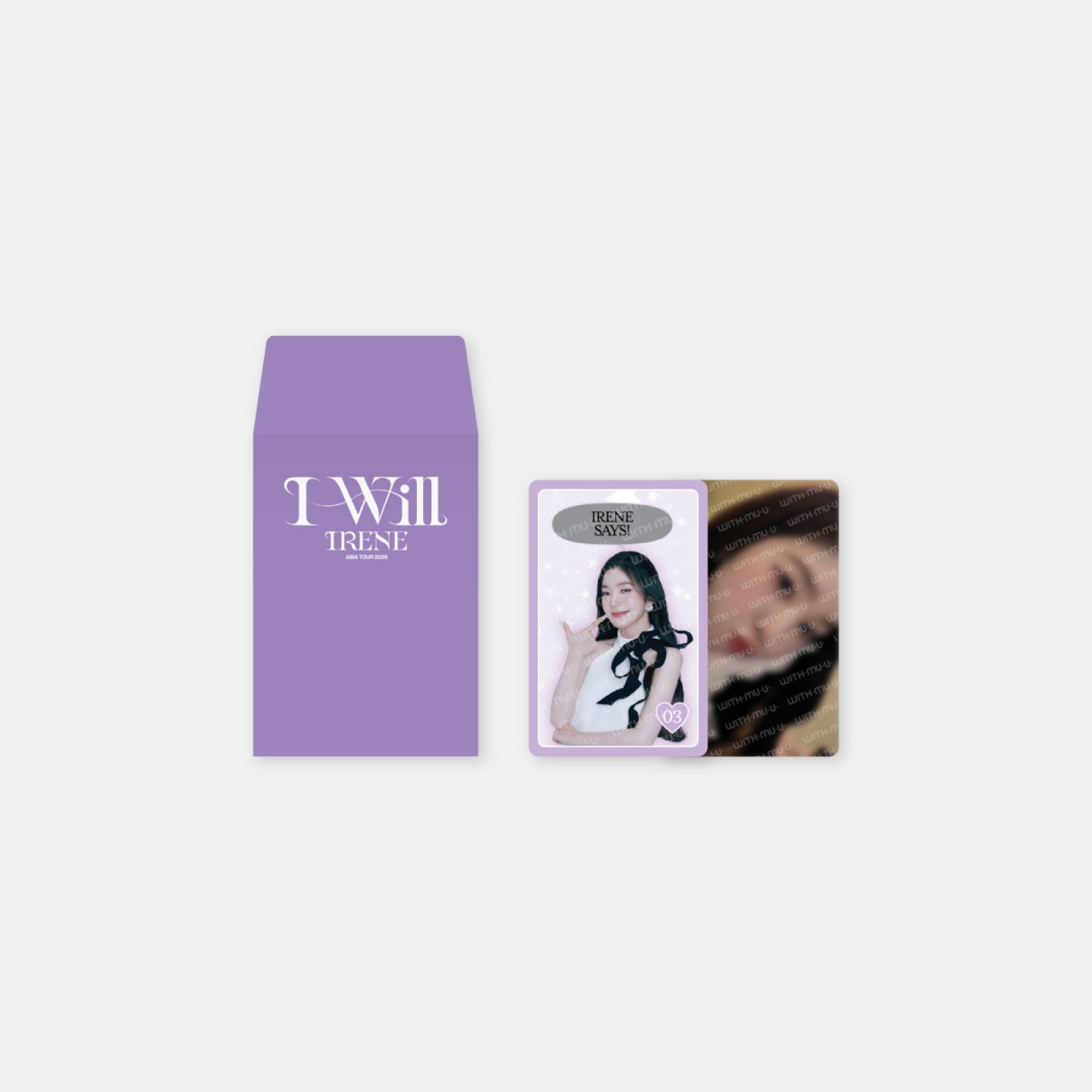 [8/11 Release] IRENE - 02 Speech Bubble Card Set / 2026 IRENE ASIA TOUR [ I-WILL