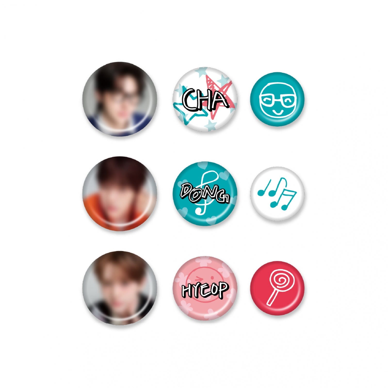 DRIPPIN - 02 Pin Button Set / [DUGUGDAE] POP-UP OFFICIAL MD