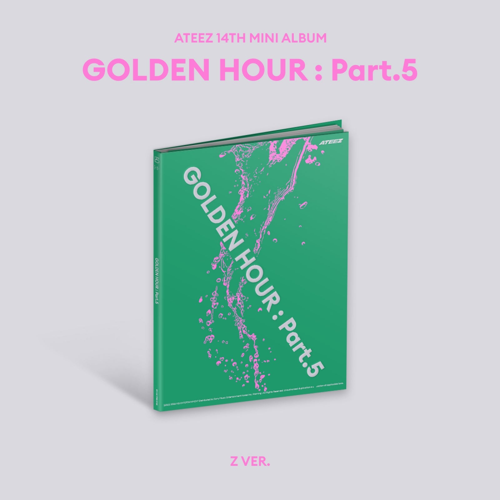 [Pre-order] ATEEZ - GOLDEN HOUR : Part.5 / 14th Mini Album (Z Ver.)