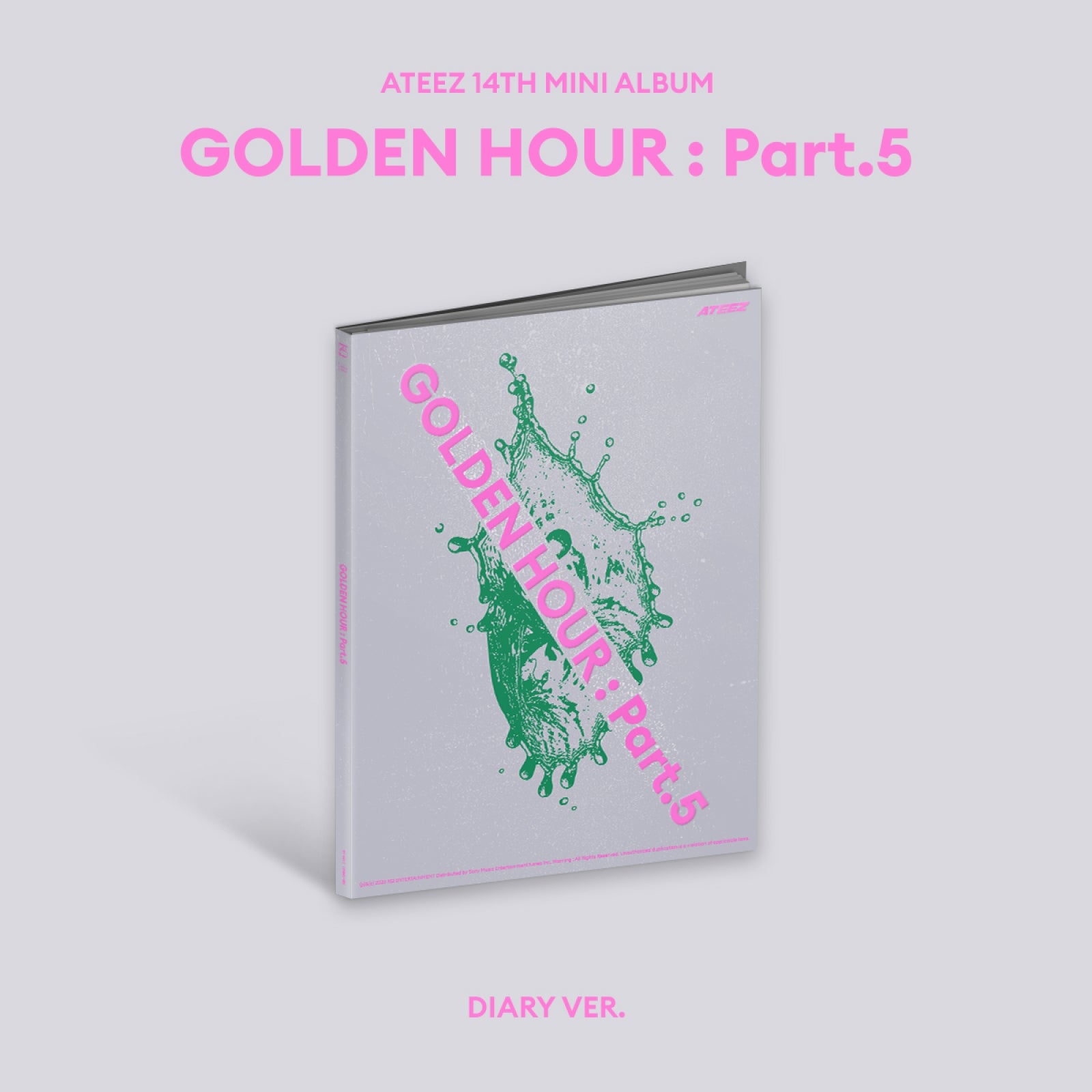 [Pre-order] ATEEZ - GOLDEN HOUR : Part.5 / 14th Mini Album (Diary Ver.)