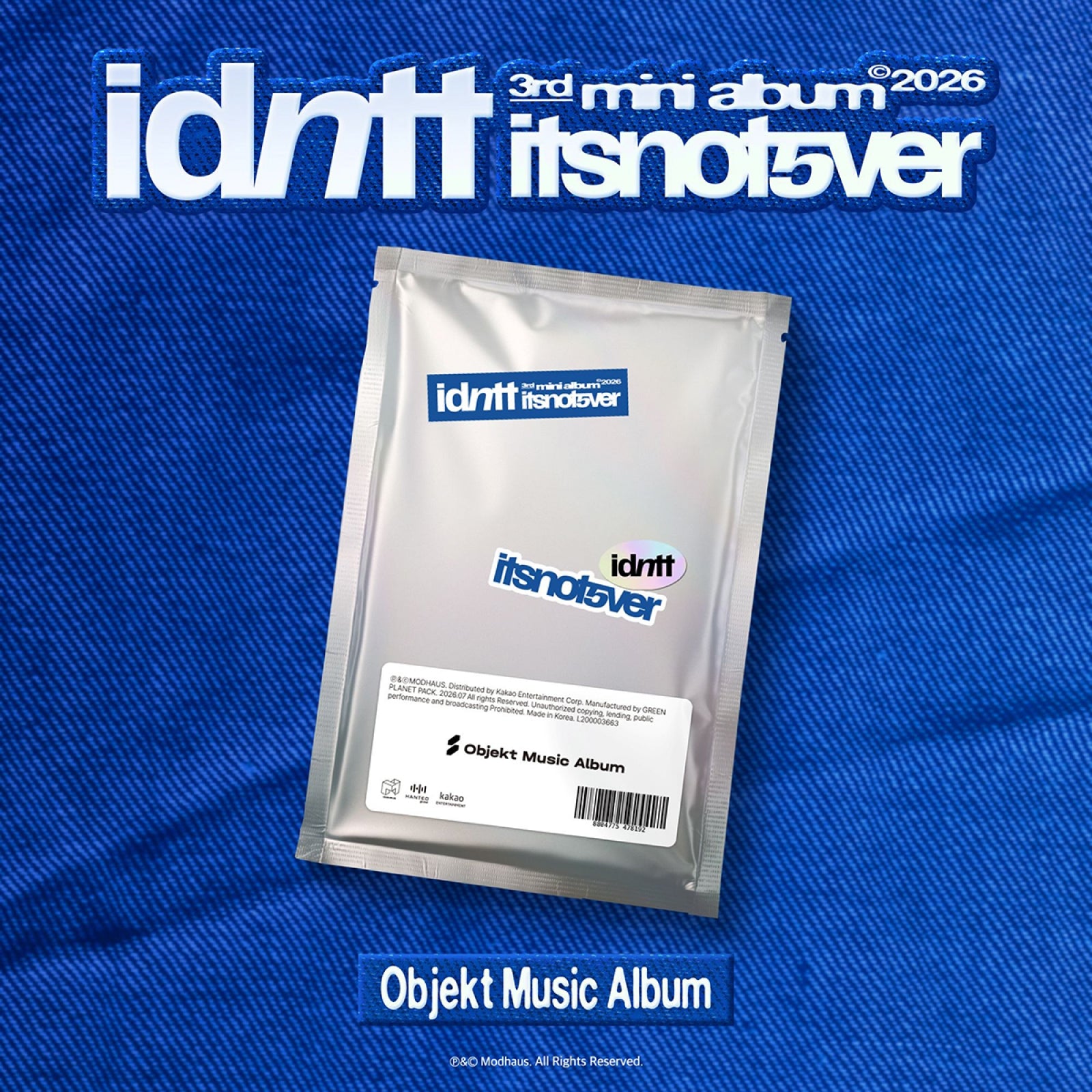 [Pre-Order] idntt (아이덴티티) - [itsnotover] / 3rd Mini Album (Objekt Music Album)