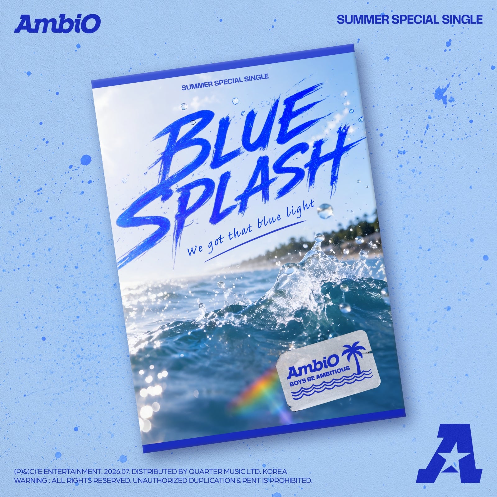 [Pre-Order] AmbiO - BLUE SPLASH / Summer Special Single Album