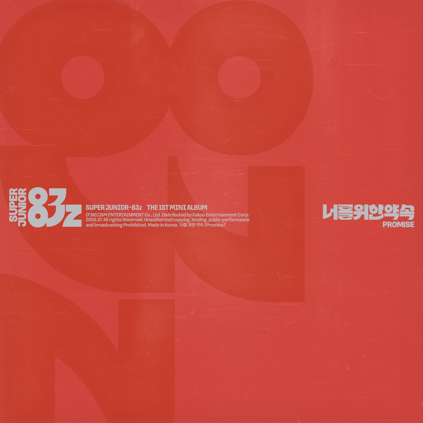 [Pre-Order] Super Junior-83z - Promise / 1st Mini Album (Photobook Ver.)