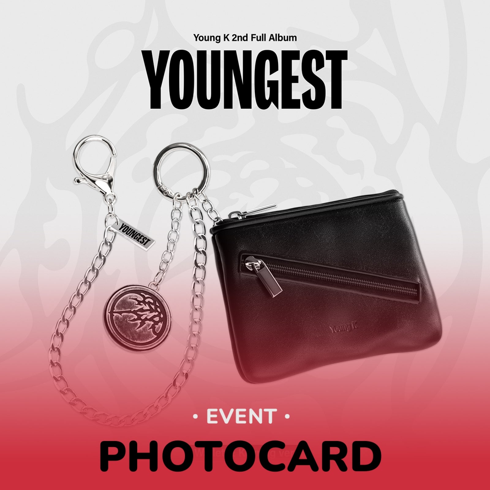 [Pre-order/Event] Young K (DAY6) - YOUNGEST / 2nd Full Album (Wallet & Keyring v