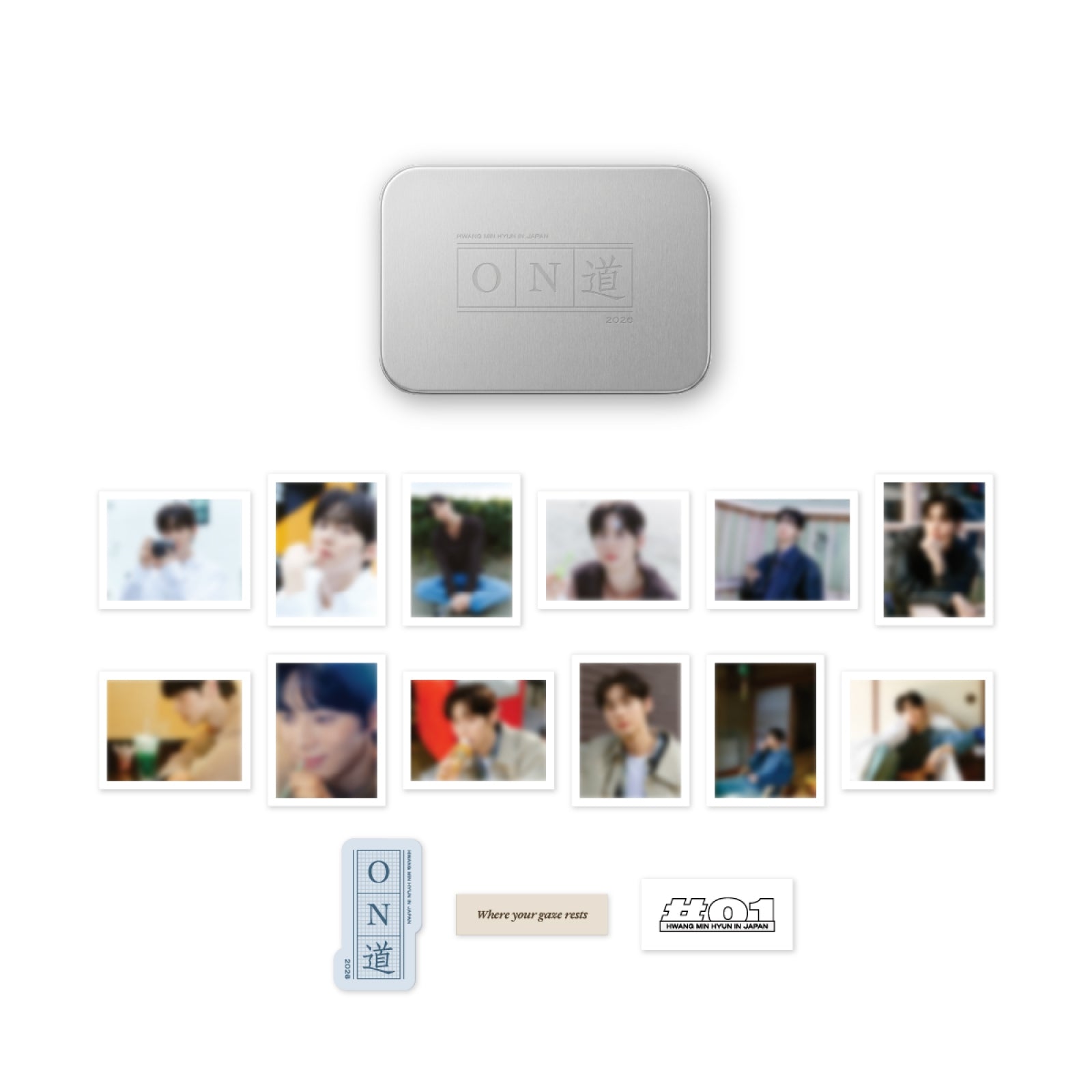 [8/31 Release] HWANG MINHYUN - 02 Sticker Set / 2026 PHOTO EXHIBITION [ON 道] MER