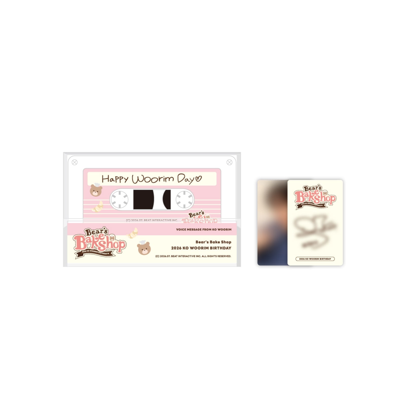 [8/11 Release] Go Woorim - 03 Voice Cassette Set / 2026 BIRTHDAY [Bear's Bake Sh