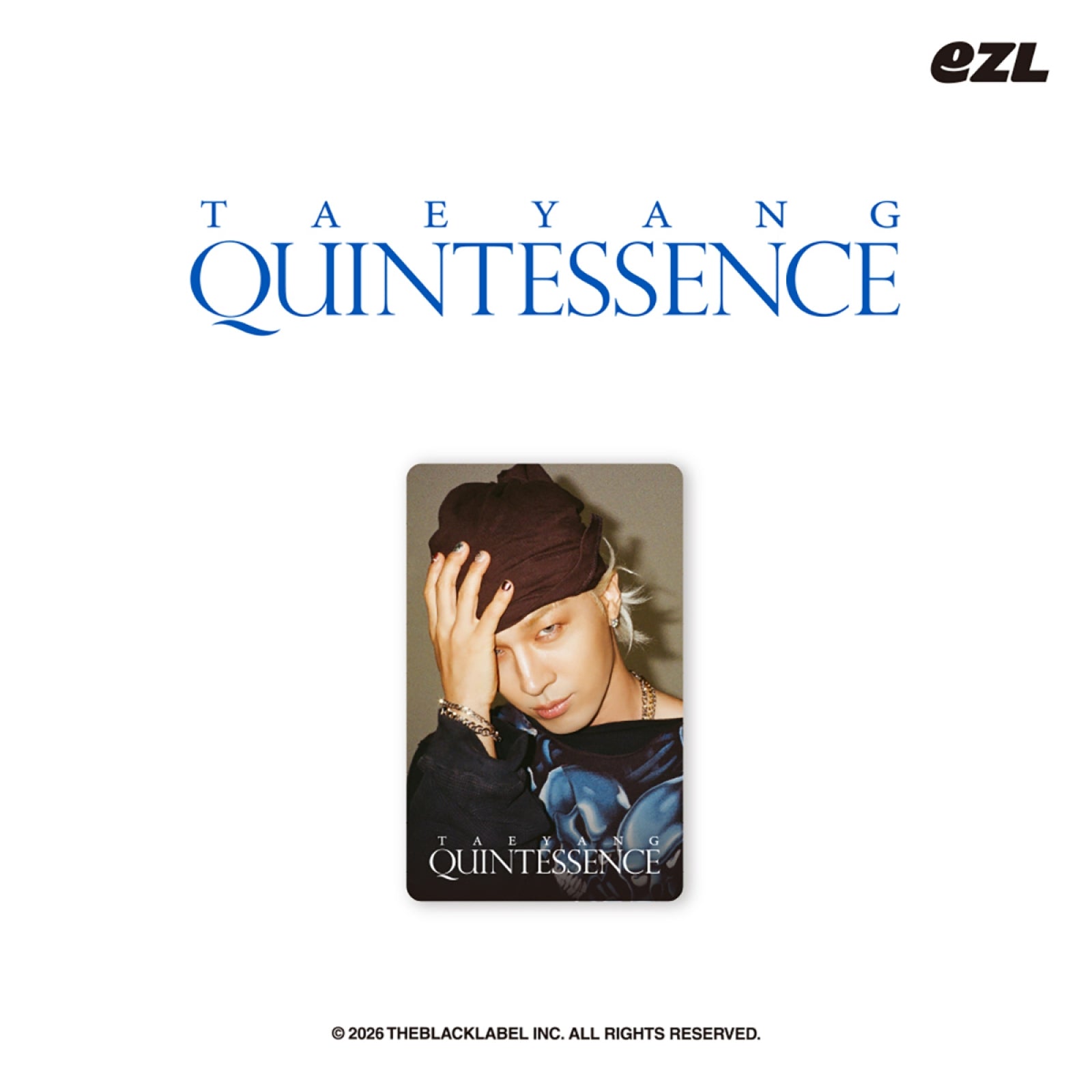 [Pre-order] TAEYANG - EZL Transportation Card (Quintessence ver.)