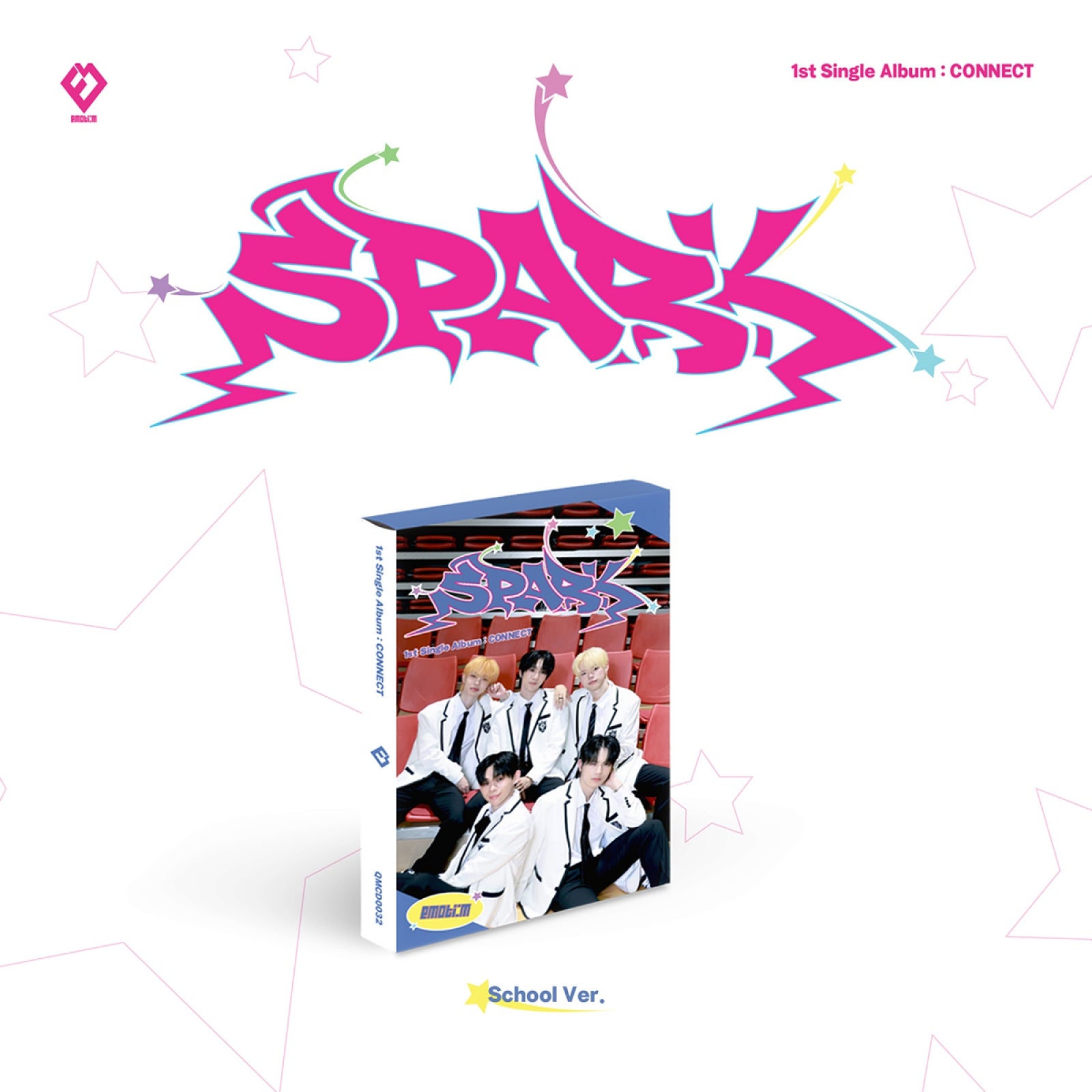 [Pre-order] EMOTI:M - CONNECT / 1st Single Album (School Ver.)