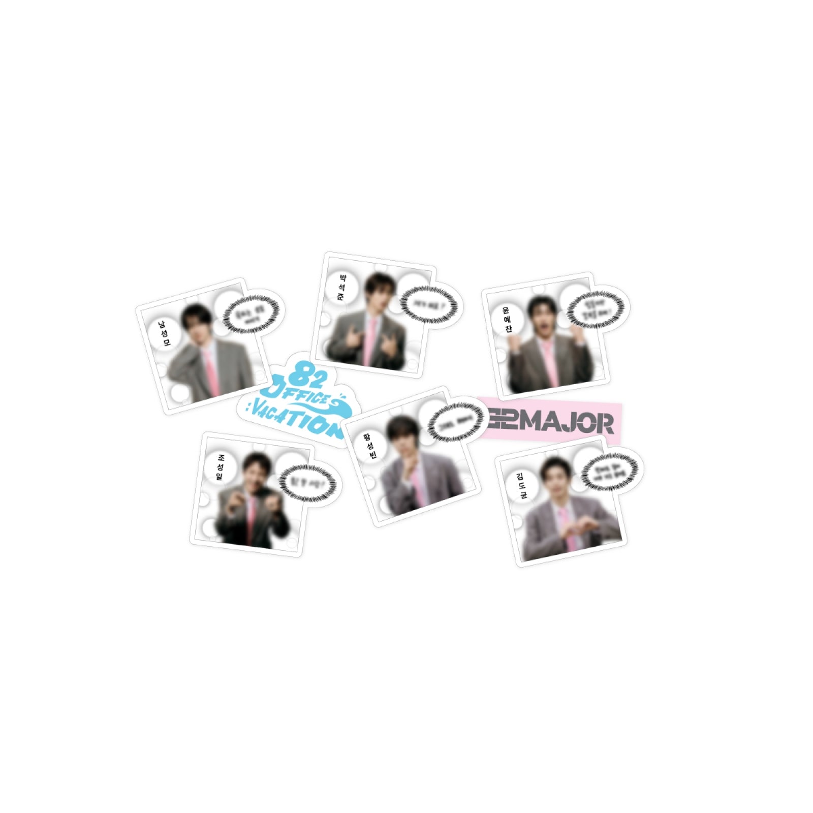 82MAJOR - 07 Sticker Set / 2026 FAN-CONCERT 82 Office : Vacation OFFICIAL MD