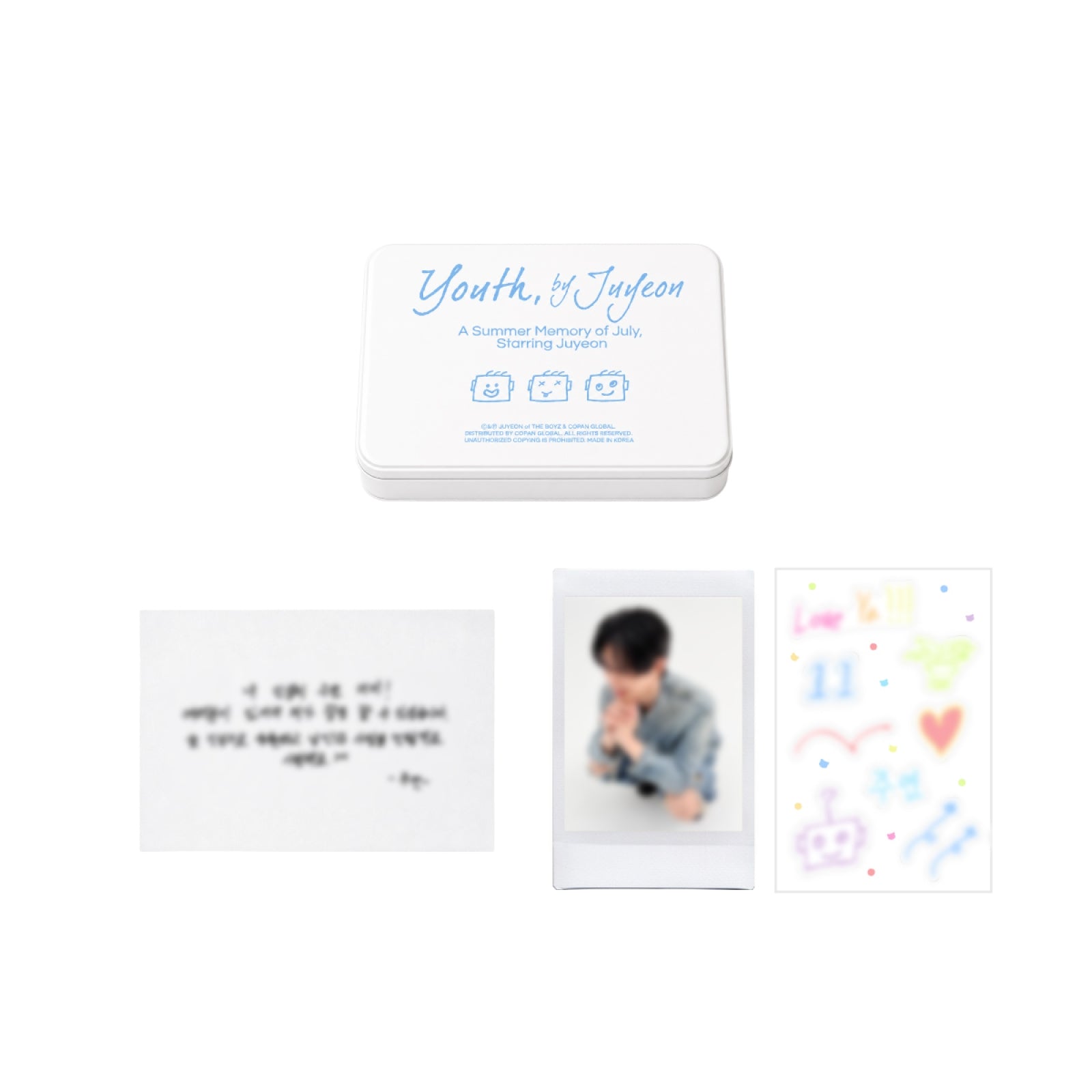 [7/27 Release] JUYEON - 03 Tin Case Set / 2026 JUYEON 1st FANMEETING [YOUTH, BY 