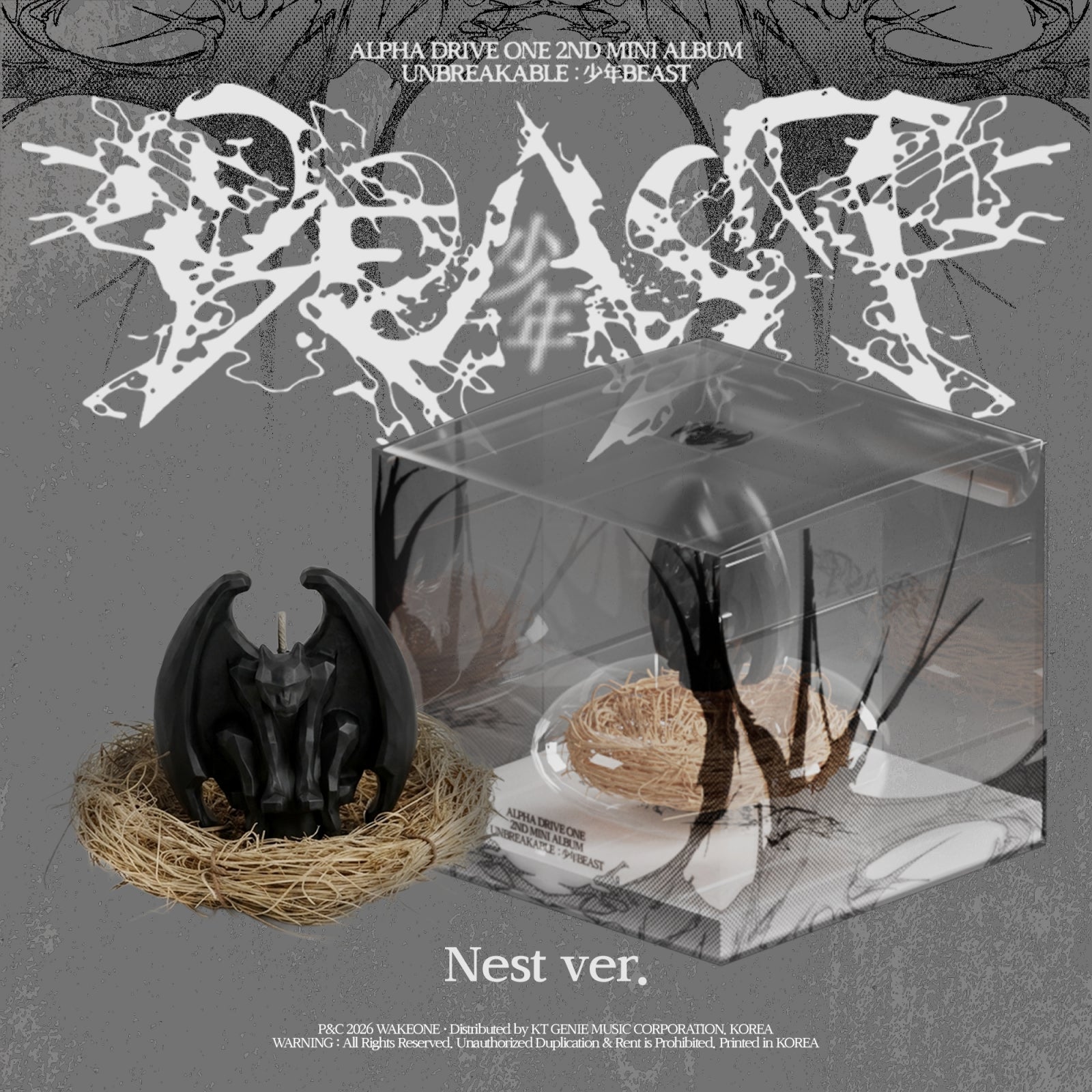[Pre-order] ALPHA DRIVE ONE - UNBREAKABLE : 少年BEAST / 2nd Mini Album (Nest Ver.)