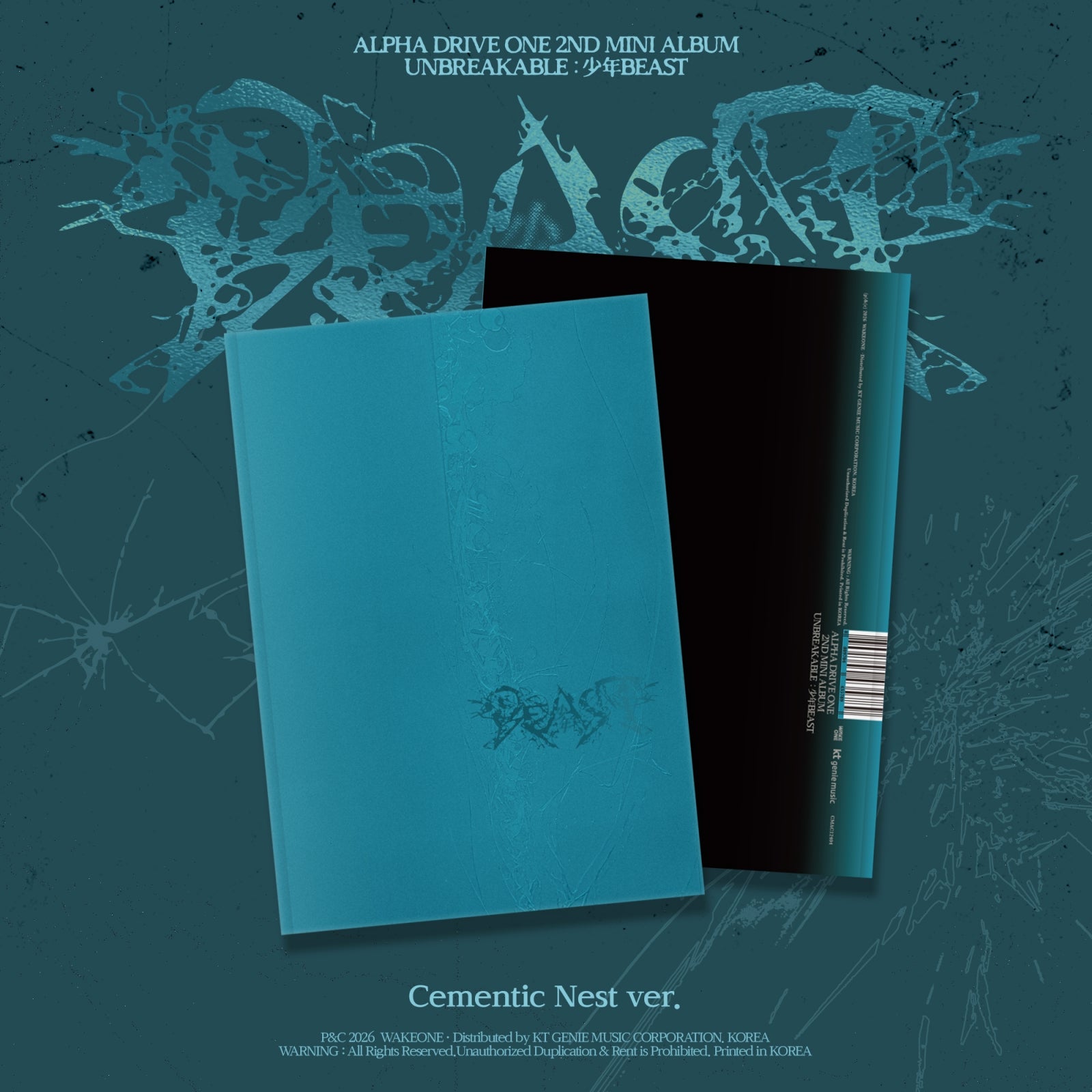 [Pre-order] ALPHA DRIVE ONE - UNBREAKABLE : 少年BEAST / 2nd Mini Album (Cementic N