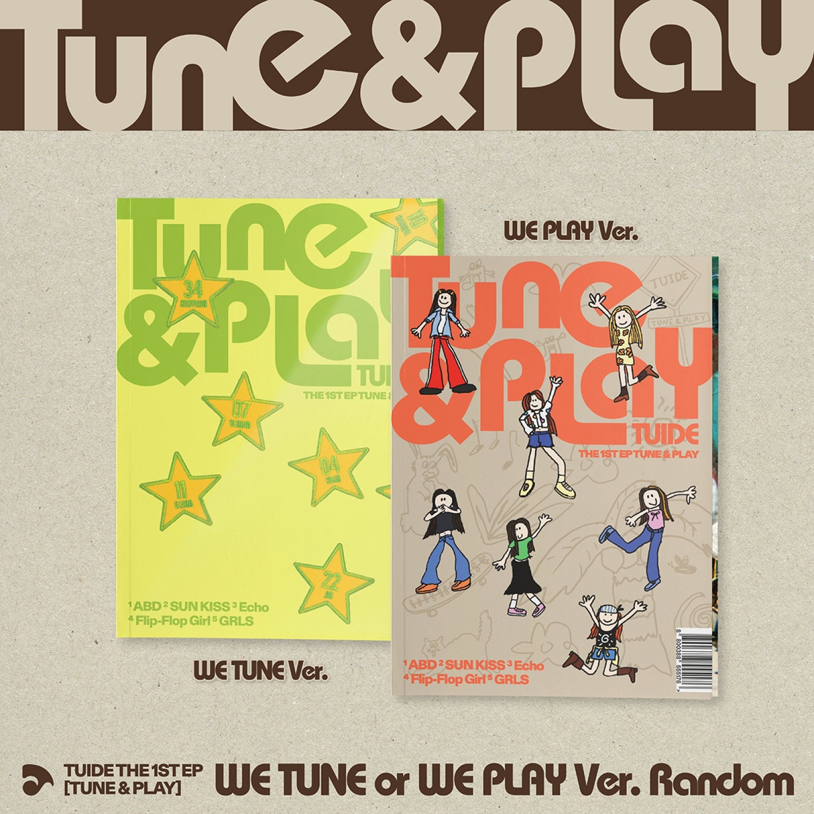 [Pre-order] TUIDE - TUNE & PLAY / 1st EP