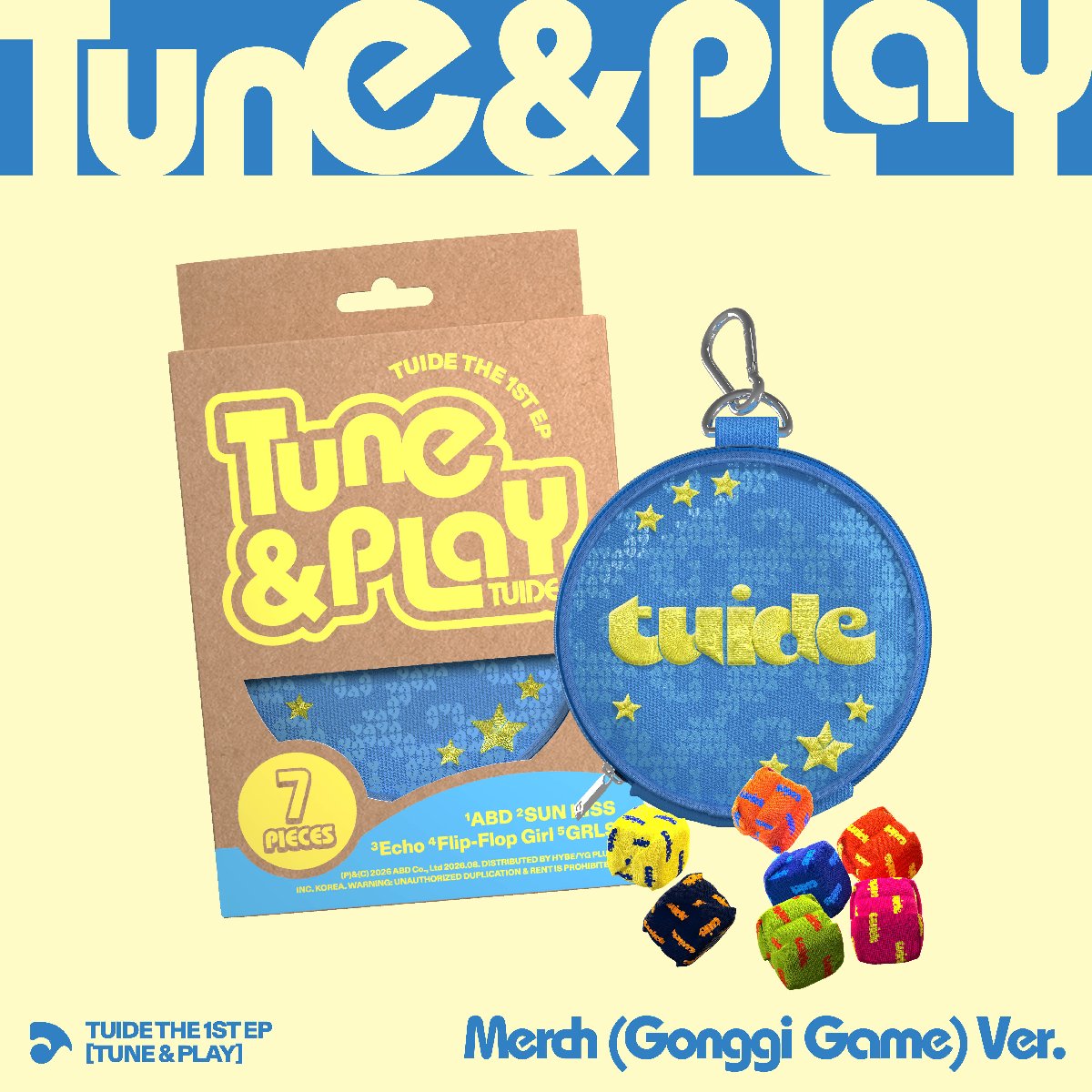 [Pre-order] TUIDE - TUNE & PLAY / 1st EP (Merch Gonggi Game) ver.