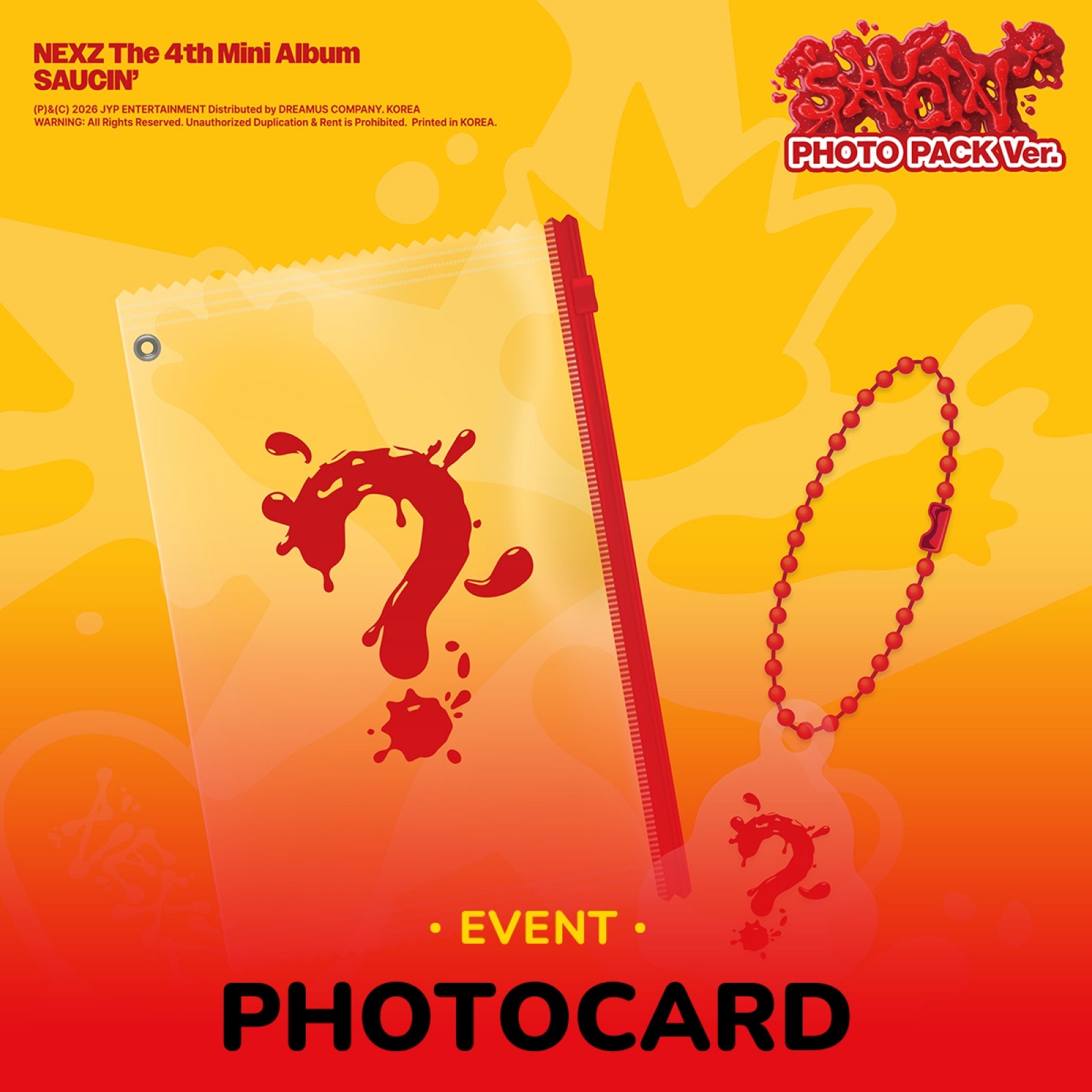 [Pre-order/Event] NEXZ - SAUCIN' / 4th Mini Album (PHOTO PACK Ver.)