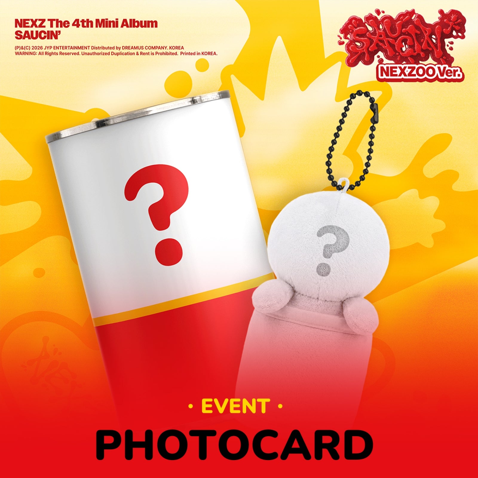 [Pre-order/Event] NEXZ - SAUCIN' / 4th Mini Album (NEXZOO Ver.)