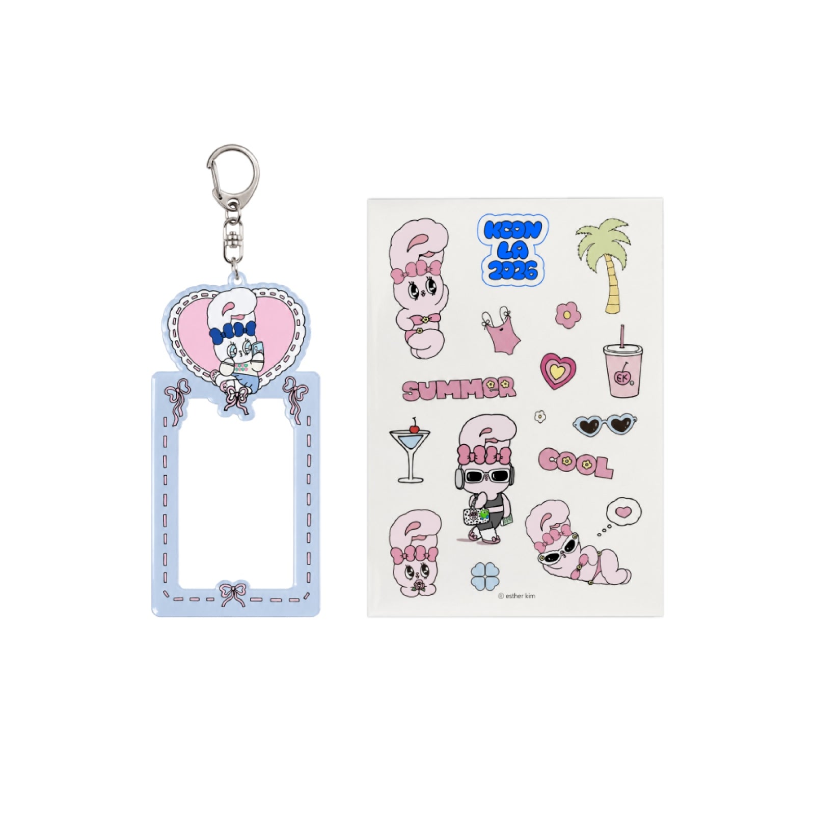 [Releasing in October] ESTHER BUNNY - Summer Holder Set / KCON LA X ESTHER BUNNY