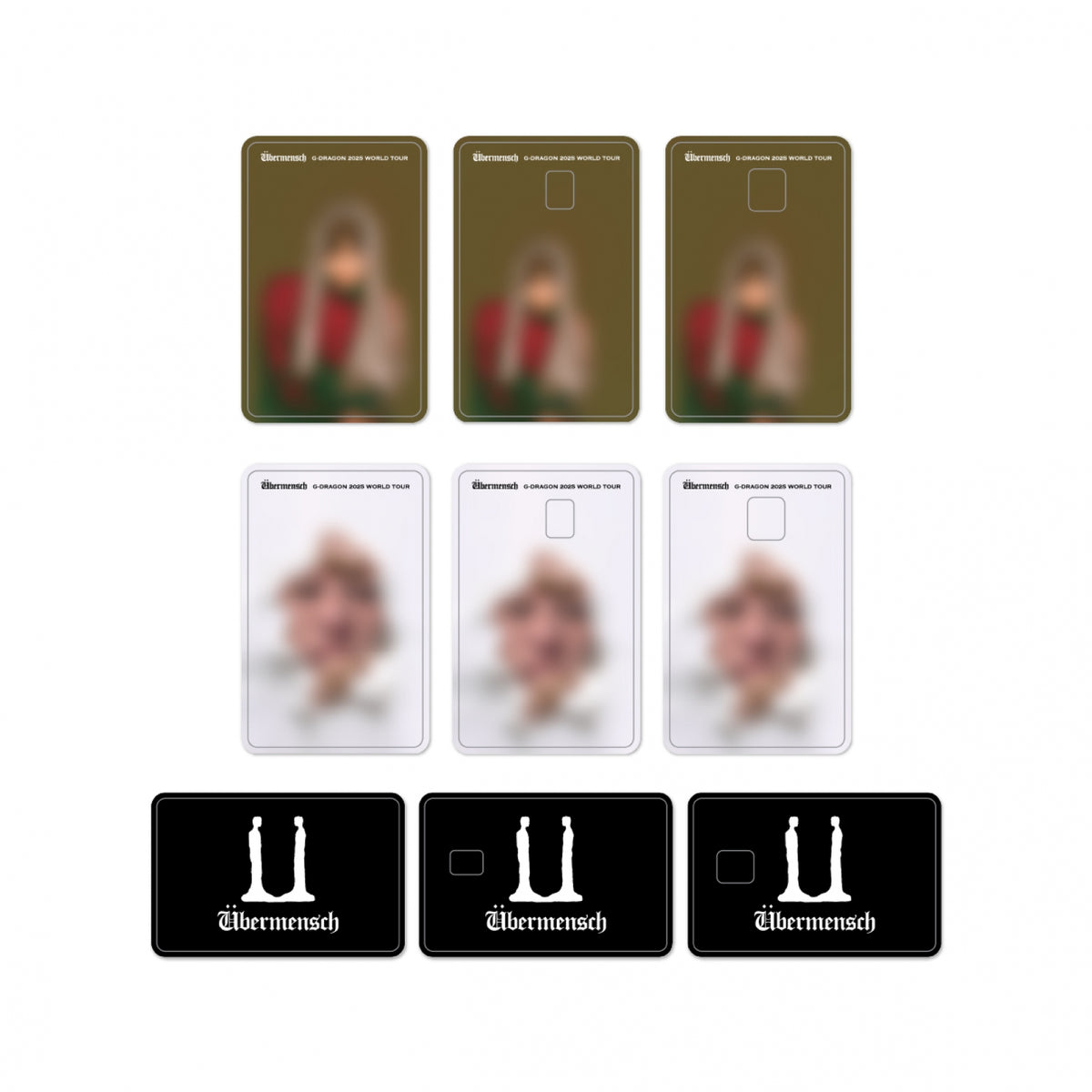 G-DRAGON - 28 Card Cover Sticker / G-DRAGON 2025 WORLD TOUR IN KOREA