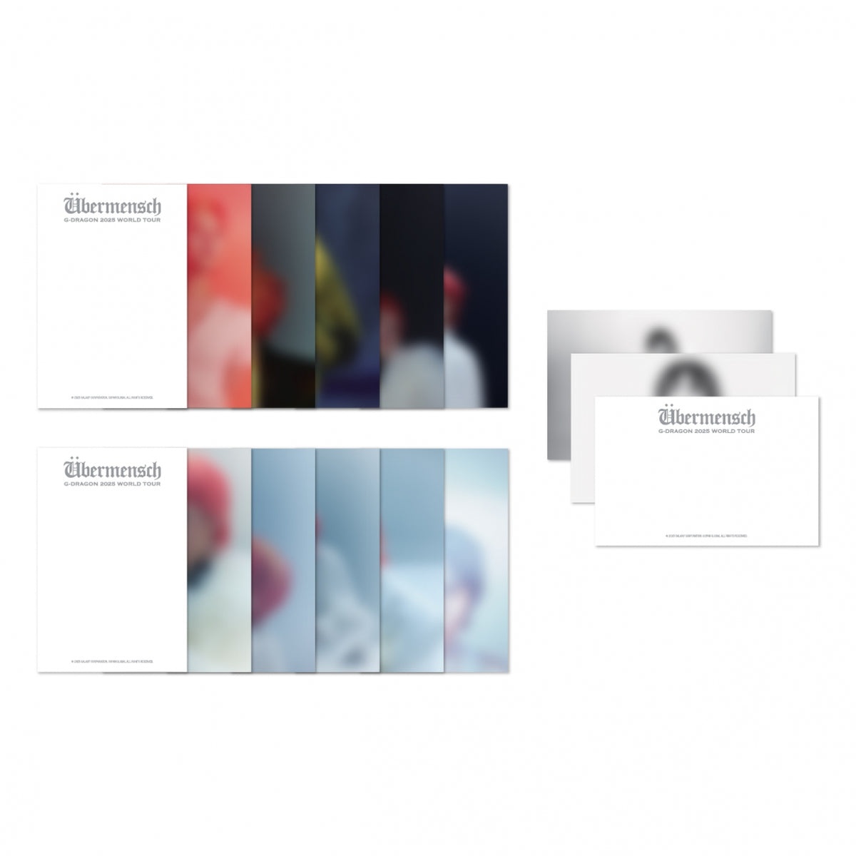 G-DRAGON - 26 Postcard Set / G-DRAGON 2025 WORLD TOUR IN KOREA