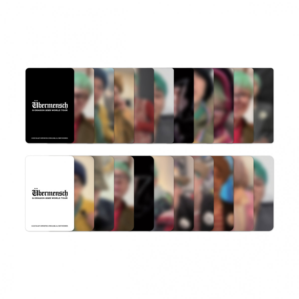 G-DRAGON - 25 Photocard Pack / G-DRAGON 2025 WORLD TOUR IN KOREA