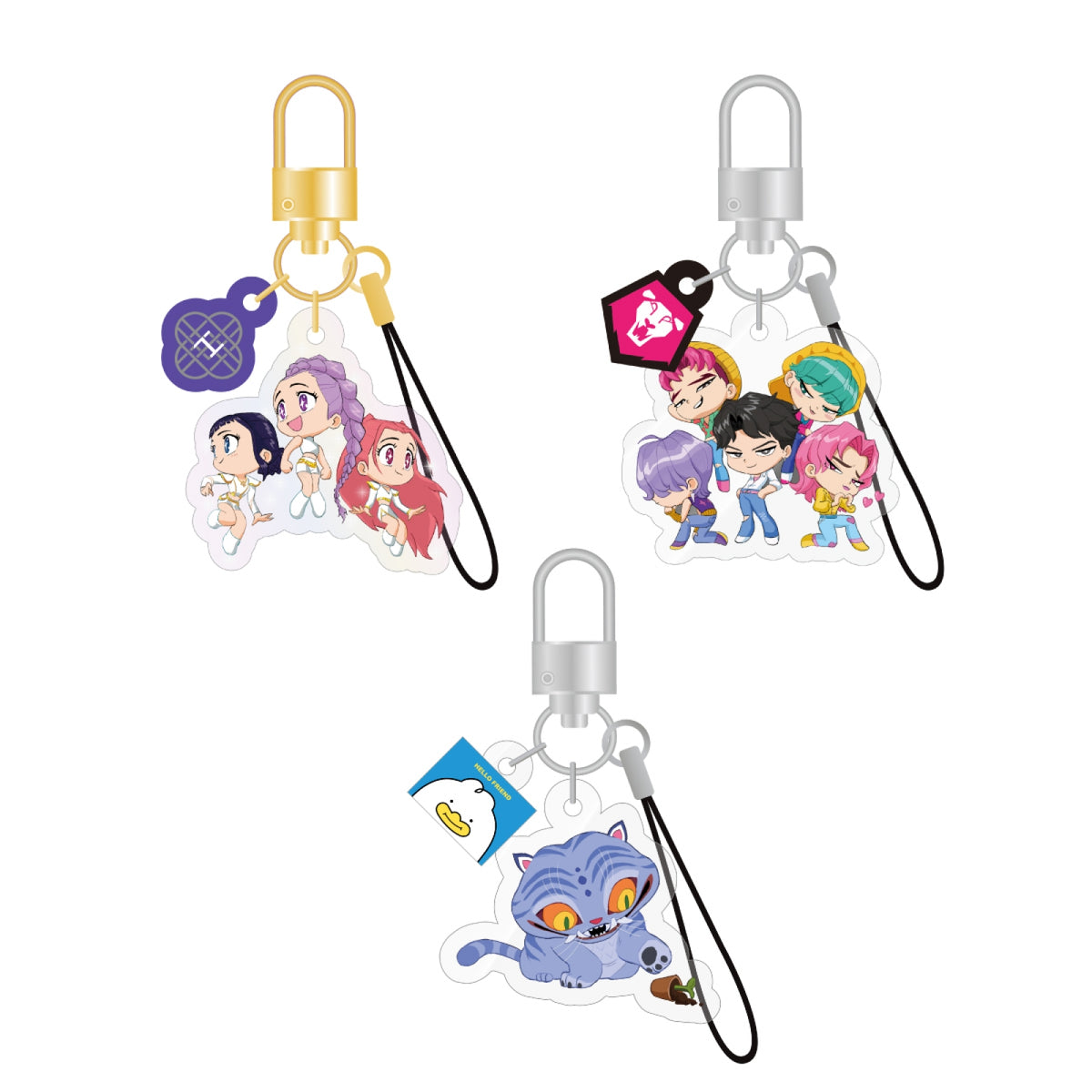 K-POP Demon Hunters - Official Light Stick Keyring Charm