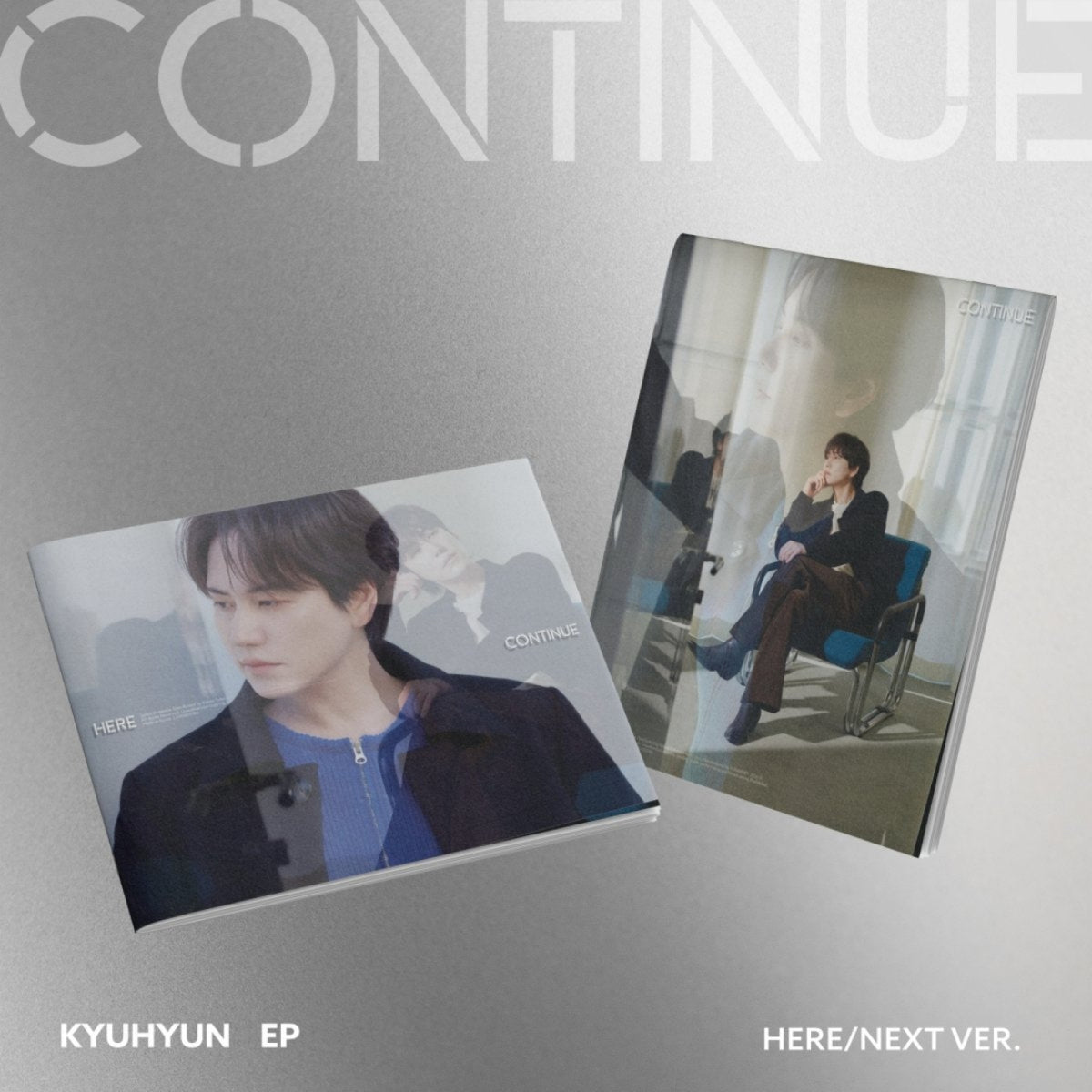 [Pre-order] KYUHYUN - CONTINUE / EP Album (HERE Ver. / NEXT Ver.) (2 Set)