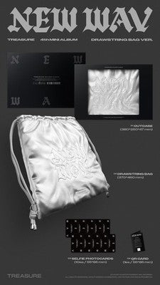 [Pre-order] TREASURE - NEW WAV / 4th Mini Album (DRAWSTRING BAG VER.) (Limited E - 5