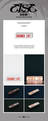 [1/5 Release] CHA EUNWOO - 10 Signboard Magnet / 2ND MINI ALBUM POP-UP STORE OFFICIAL MD - 3