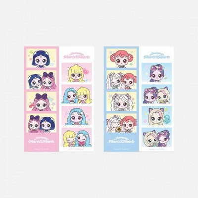 Hearts2Hearts - 01 Four Cut Photo Stickers / Teenieping X Hearts2Hearts OFFICIAL MD - 2
