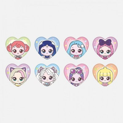 Hearts2Hearts - 06 Tin Badge / Teenieping X Hearts2Hearts OFFICIAL MD - 2