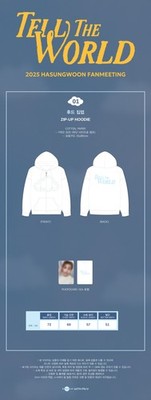 HA SUNG WOON - 01 Zip-up Hoodie / 2025 HA SUNG WOON FANMEETING [Tell The World] OFFICIAL MD - 3