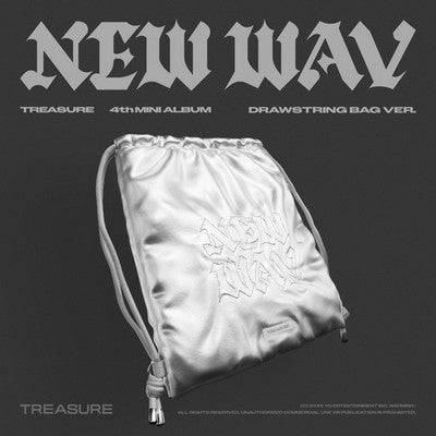[Pre-order] TREASURE - NEW WAV / 4th Mini Album (DRAWSTRING BAG VER.) (Limited E - 2