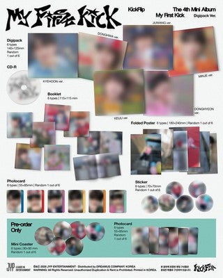 [Pre-order/Event] KICK FLIP - My First Kick / 4th Mini Album (Digipack) - 6