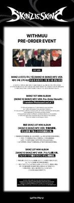 [Pre-order/Event] SKINZ - SKINZ IS SKINZ / 1st Mini Album (NFC Ver.) - 3